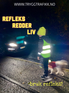 Reflekskampanjer laget av ungdomsskoleelever